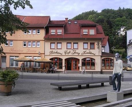 Pension Jung, Baeckerei-Konditorei & Cafe Ruhla Exteriér fotografie